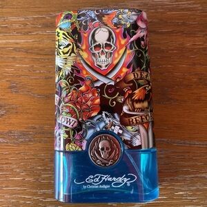Ed Hardy Multicolor Tattoo-Inspired Cologne Empty Bottle